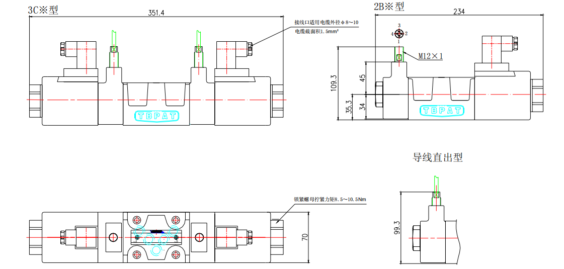 DSG-03-S※ (安裝面符合IS04401-AC-05- -4-A標(biāo)準(zhǔn))